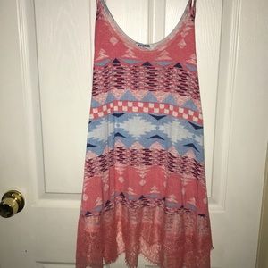 I have a Aztec print tank